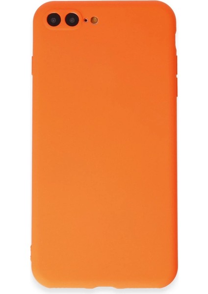 Buğz Iphone 7 Plus Kılıf First Silikon - Turuncu
