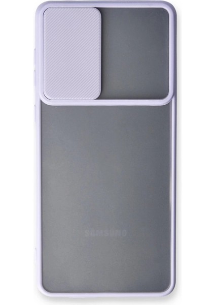 Buğz Samsung Galaxy A33 5g Kılıf Palm Buzlu Kamera Sürgülü Silikon - Lila fiyatları