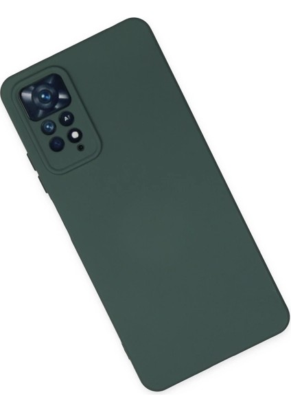 Buğz Xiaomi Redmi Note 11 Pro Kılıf Nano Içi Kadife Silikon - Koyu Yeşil fiyatları