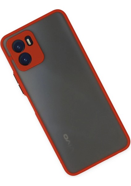 Buğz Vivo Y15S Kılıf Montreal Silikon Kapak - Kırmızı fiyatları