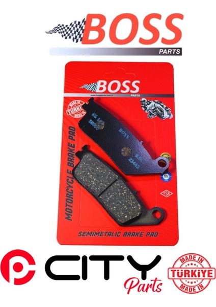 Peugeot Geopolıs 500 2008-2012 Ön Fren Balatası Boss Sinterli CT1327 fiyatları