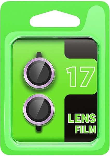 Buğz Apple Iphone 17 Raze Metal Kamera Lens - Açık Mor