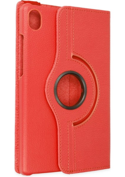 Buğz Samsung Galaxy X510 Tab S9 Fe 11 Kılıf 360 Tablet Deri Kılıf - Kırmızı