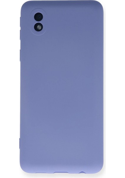 Buğz Samsung Galaxy A01 Core Kılıf Nano Içi Kadife Silikon - Lila
