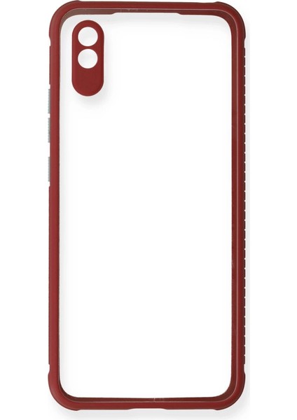 Buğz Xiaomi Redmi 9A Kılıf Miami Şeffaf Silikon - Fuşya fiyatları