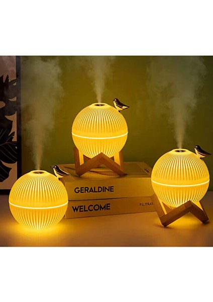 🕊️ Şık Kuş Tasarımlı Ultrasonik Hava Nemlendirici & Aromaterapi Difüzörü – LED Gece Lambalı fiyatları