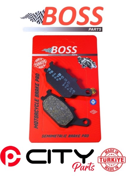 Kawasaki Nınja 650 Krt 2017-2020 Arka Fren Balatası Boss Sinterli CT1211