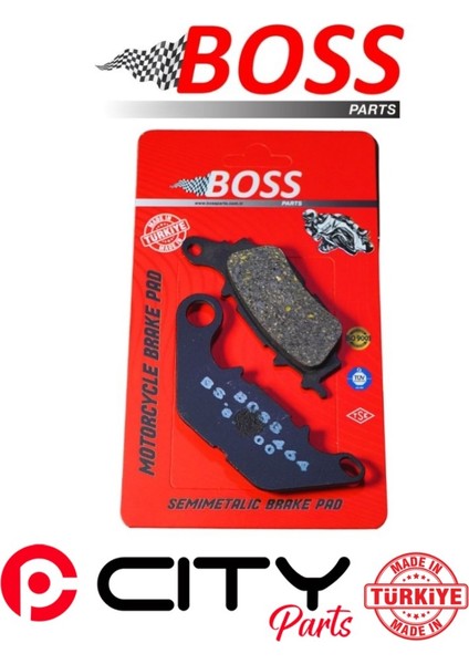 Yamaha Ybr 125 2015-2023 Arka Fren Balatası Boss Sinterli CT1177