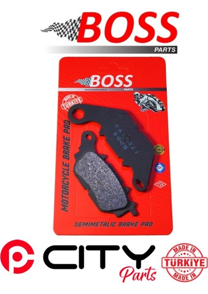 Tvs Jüpiter 125 2022-2024 Ön Fren Balatası Boss Sinterli CT1170 fiyatları