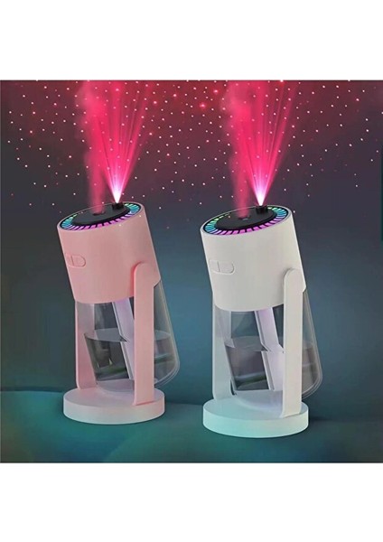 Yıldızlı Projektör Görünümlü Hava Nemlendirici - Buhar Makinası | Araç & Ev Buhar Makinesi fırsatları