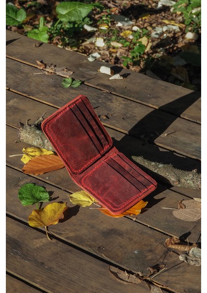 Deri Erkek Modern Cüzdan - Hakiki Dana Derisi - El Işçiliği fiyatları