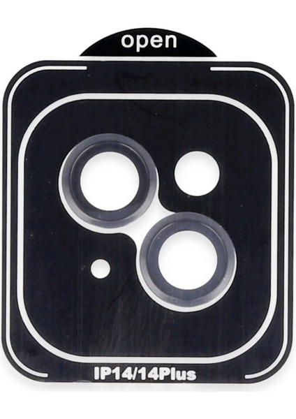 Buğz Joko Iphone 14 Pvd Metal Kamera Lens - Siyah