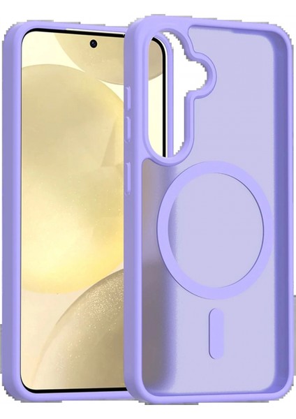 Samsung Galaxy A17 5g Jota Magsafe Kapak - Lila