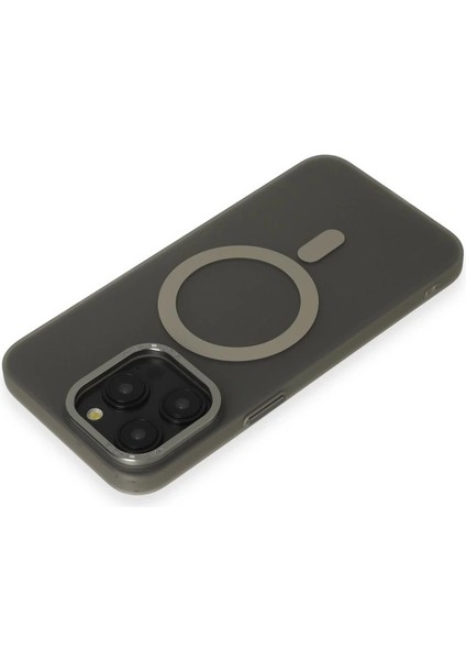 Buğz Iphone 15 Pro Max Kılıf Lodos Magneticsafe Mat Kapak - Titan Gri modelleri