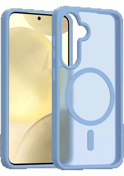 Samsung Galaxy A17 5g Jota Magsafe Kapak - Açık Mavi