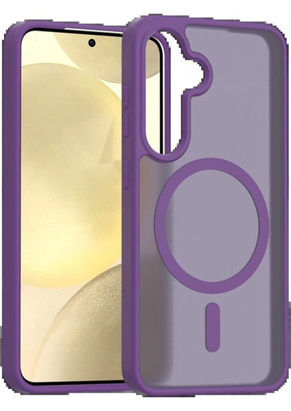 Samsung Galaxy A17 5g Jota Magsafe Kapak - Derin Mor