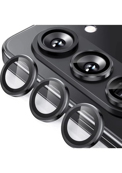 Buğz Samsung Galaxy Z Fold 5 Valdez Metal Kamera Lens - Siyah