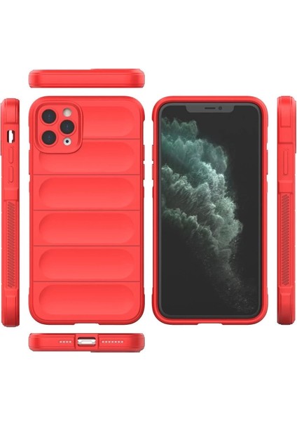 Buğz Iphone 11 Pro Kılıf Optimum Silikon - Kırmızı modelleri