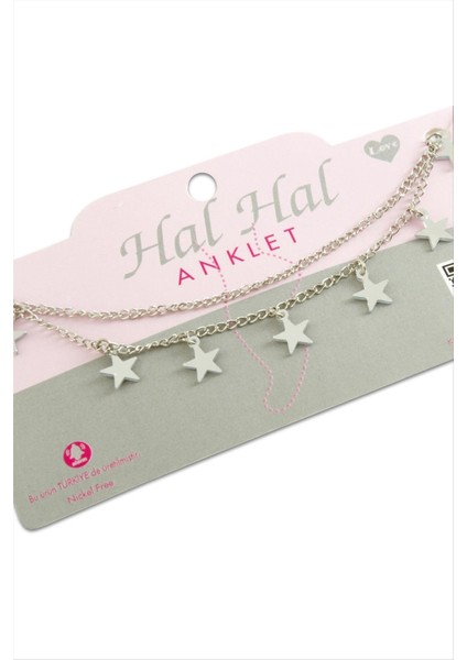 Yıldız Çift Zincirli Halhal