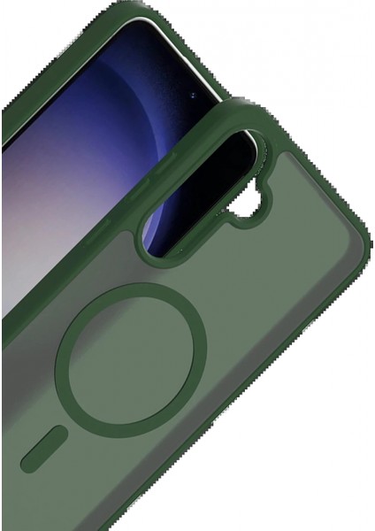 Samsung Galaxy A17 5g Jota Magsafe Kapak - Koyu Yeşil modelleri