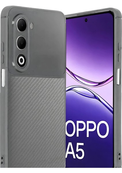 Buğz Oppo A5 4g Auto Focus Karbon Kapak - Gri fiyatları