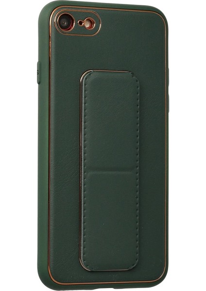 Buğz Iphone 7 Kılıf Coco Deri Standlı Kapak - Yeşil fiyatları