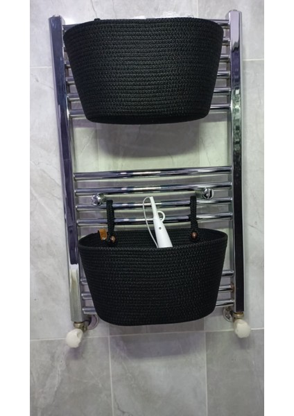 Banyo Havlupan Sepet Düzenleyici Organizer YÜKSEKLİK 18CM GENİŞLİK 20CM 36CM