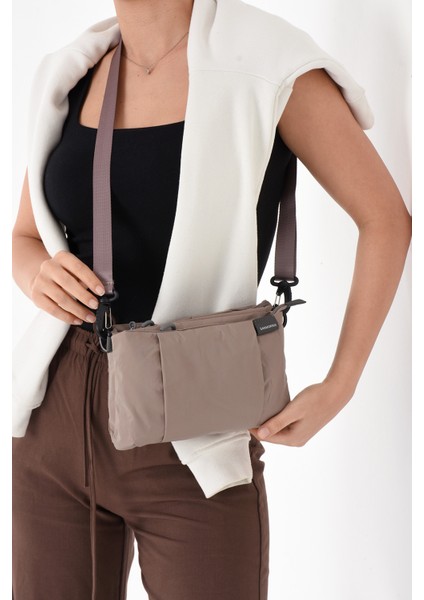 6011, Çapraz ve Omuz Ayarlanabilir Askılı, Paraşüt Kumaş, Vizon Rengi Çanta fırsatları