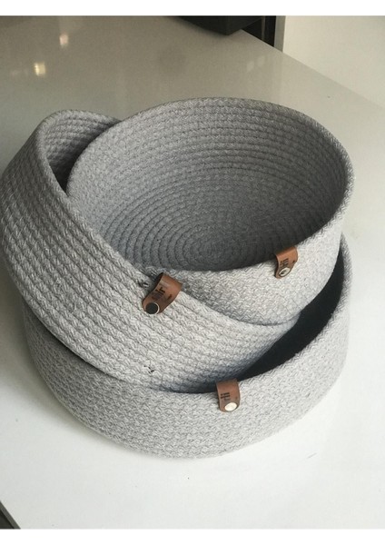 3'lü Gri El Dokuma Sepet Takımı, Çok Amaçlı Organizer modelleri