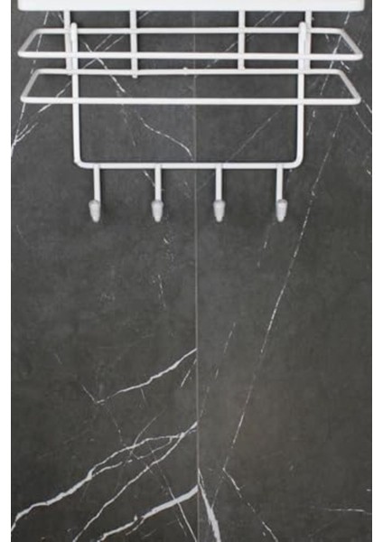 Beyaz Termoplastik Kaplamalı Banyo Köşeliği, Raf ve Askılığa Uyumlu, Çok Renkli fiyatları