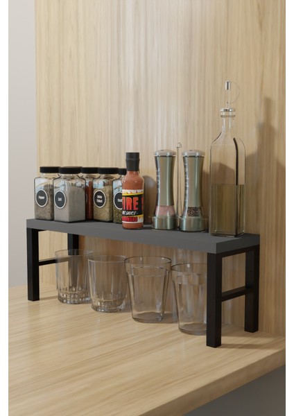 Mutfak Banyo Organizeri Tezgah Masa Üstü Raf Çay Kahve Makyaj Baharatlık Standı