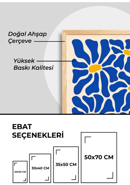 Soyut Minimalist Ahşap Çerçeveli Tablo - Tablo - Duvar Tablosu - Mutfak Tablo - Salon Tablo fiyatları