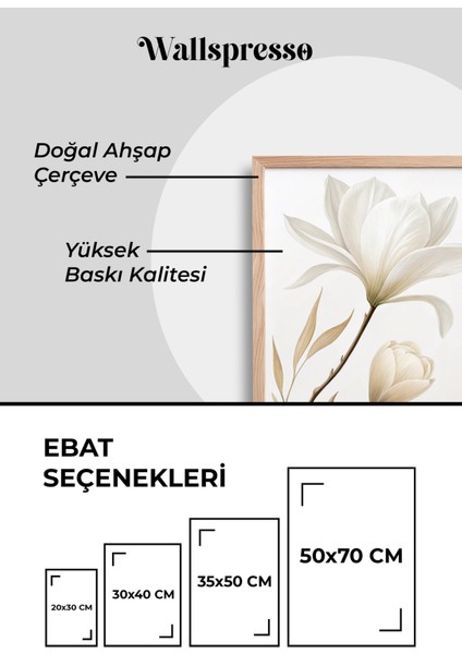 Bohem Çiçek Temalı 3'lü Ahşap Çerçeveli Tablo Seti - Duvar Tablosu - Üçlü Tablo - Yatak Odası Tablo modelleri