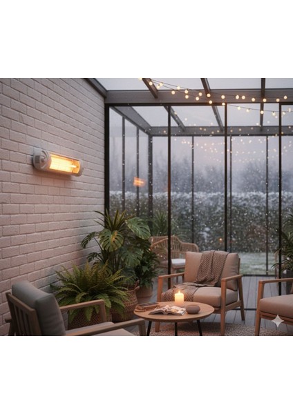 Ecotec 2500 W Infrared Isıtıcı Duvara Monte Aparatları Yanında Hediye modelleri