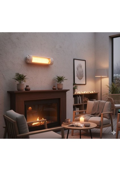 Ecotec 2500 W Infrared Isıtıcı Duvara Monte Aparatları Yanında Hediye fırsatları