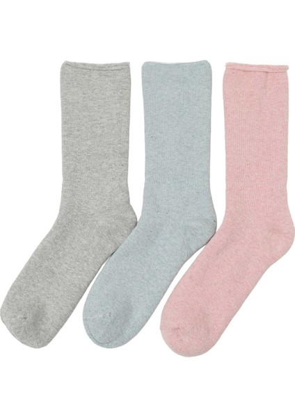 Havlu 3 Lu Skt-W 5pr Pembe Kadın 2'li Havlu Soket