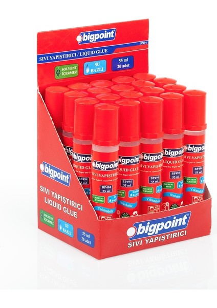Glue Pen Sıvı Yapıştırıcı 55 ml 20'li Kutu fiyatları