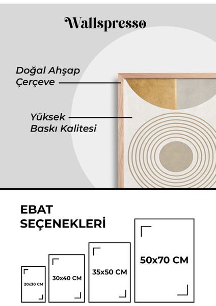 Modern Soyut Minimalist Ahşap Çerçeveli Tablo - 3'lü Tablo Seti - Duvar Tablosu - Üçlü Tablo modelleri
