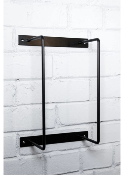 Şık Siyah Metal Banyo Havluluk ve Askısı, Düzenleyici Parça fırsatları
