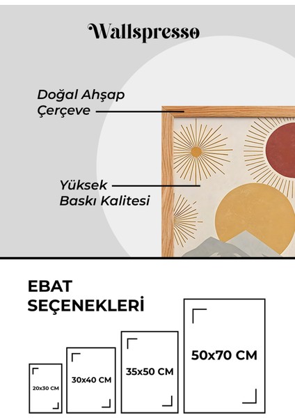 Renkli Modern Soyut Ahşap Çerçeveli Tablo - 3'lü Tablo Seti - Duvar Tablosu - Üçlü Tablo modelleri