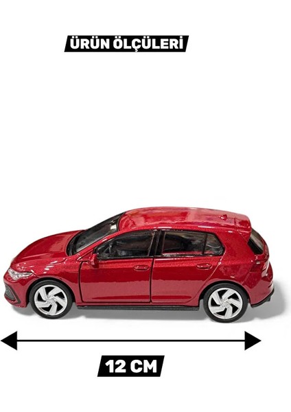 1:18 Ölçek Koleksiyonluk Metal Oyuncak Araba 12 cm - Golf 8 Spor Model Açılabilir Kapılı fırsatları