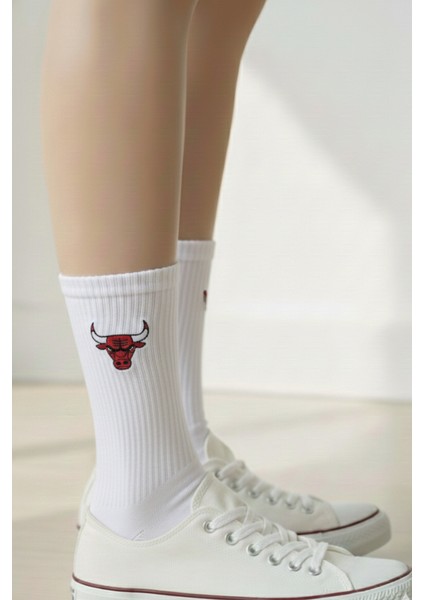 Kızgın Boğalar Çılgın Kovboy Uzaylı Nakışlı Sevimli Yazlık Kışlık Pamuklu Soket 3 Çift Çorap Seti. modelleri