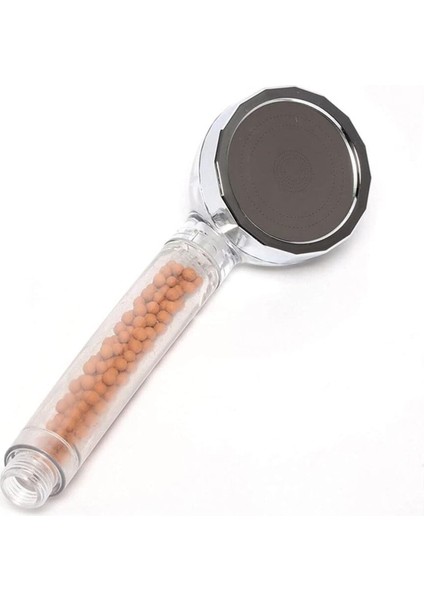 Su Tasarruflu, Arıtmalı, Boncuklu, Şeffaf Gövdeli Duş Başlığı, Renkli, 503837