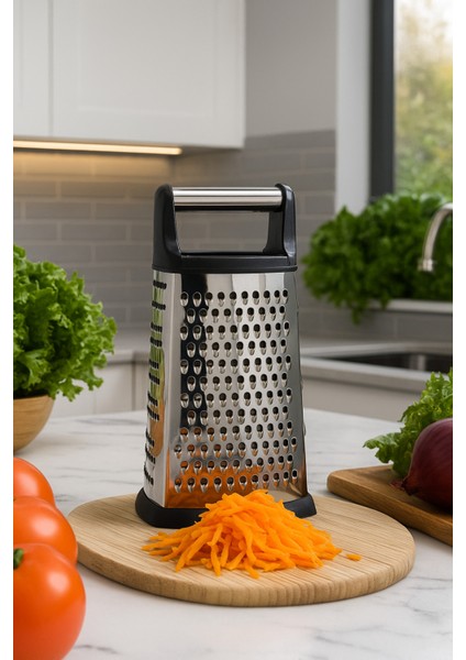 Paslanmaz Çelik Oval Hazneli Rende