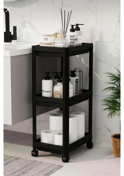 3 Katlı Banyo Raf Ünitesi (Peggy) Beyaz Banyo Düzenleyici Şampuanlık Havluluk Dolap(Beyaz) fiyatları