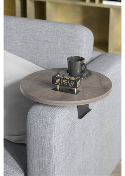 Yan Sehpa Ayarlanabilir Tepsi Dekoratif Modern Tepsi Koltuk Sehpası Gordion fiyatları