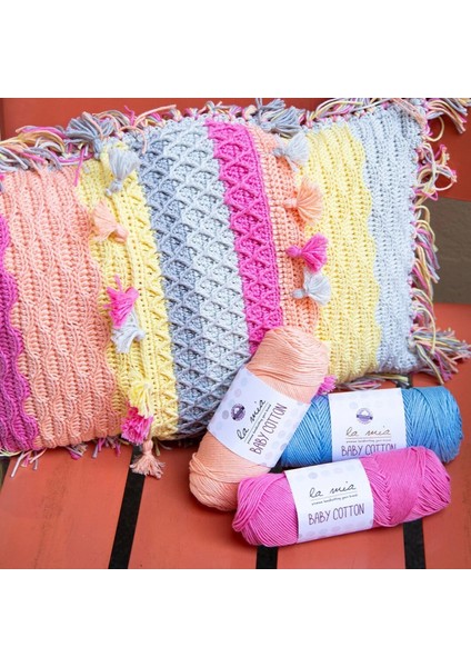 La Mia Baby Cotton Gri El Örgü Ipi - L031 - 33631 indirimleri