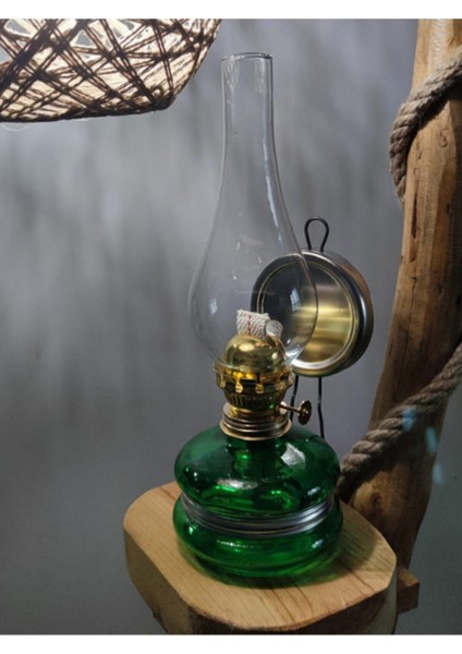 Gaz Lambası Nostaljik Yeşil Vintage Gaz Lambası Büyük Boy fiyatları