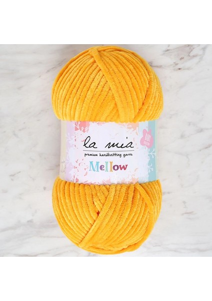 La Mia Mellow Sarı El Örgü Ipi - 947 - 34181