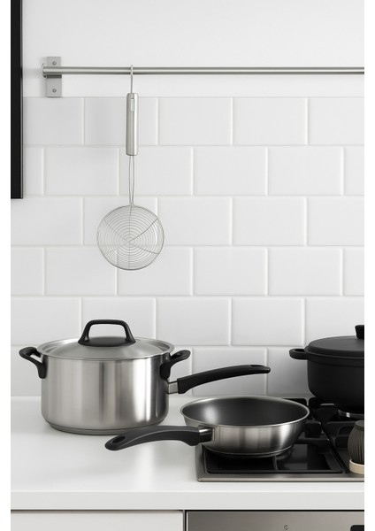 Paslanmaz ve Kararmaz Çelik Kevgir 12 cm modelleri